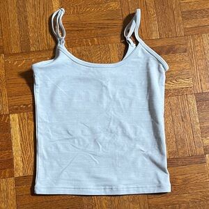 NWOT SET Active FormCloud Light Gray Women's Athletic Tank Top Bra adjust straps